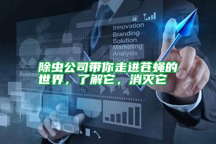除蟲公司帶你走進蒼蠅的世界,了解它,消滅它