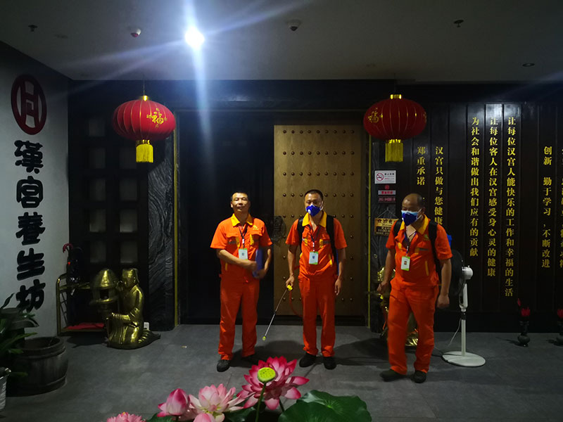 養(yǎng)生會(huì)所四害消殺作業(yè)現(xiàn)場(chǎng)